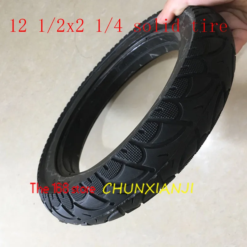 Твердые шины хорошего качества 12 1/2X2 1/4 1/2*2 бескамерные для электромобиля скутера