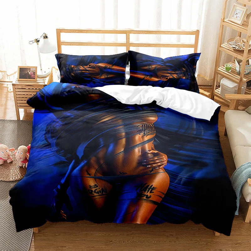 Мультфильм Черный волшебный набор постельных принадлежностей для девочек 2/3 шт.