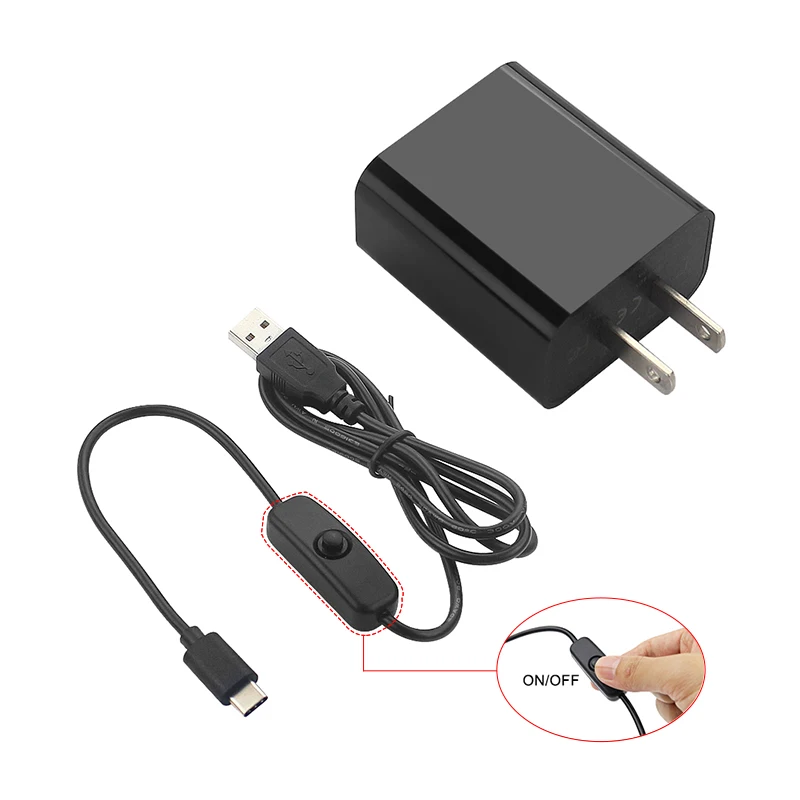 5 В 3 А Raspberry Pi 4 адаптер питания типа c Раздельный блок вилка для