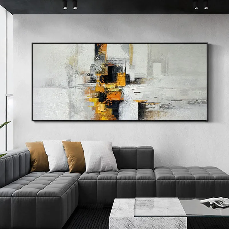 

Большие размеры, Новое поступление, ручная роспись, абстрактные цвета, масляная живопись, гостиная, спальня, Декор, холст, Настенная картина в подарок