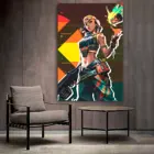 Raze Valorant Xbox постер Холст Женский спортивный ландшафт офисная комната Декор подарок