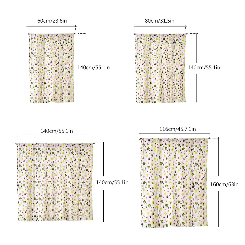 Летняя занавеска с цветочным принтом полузатемненная в римском стиле хлопковая