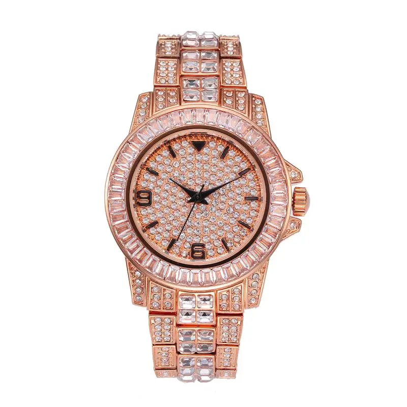 

MISSFOX Watch Men Top Brand Luxury Men Watch Waterproof Clock Full Diamond Quartz Iced Out Watch