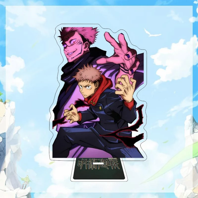 

Anime Jujutsu Kaisen Acrylic Figure Models Magan Double Side High Definition Ornaments Stand Plate Topper Fans Collection Gifts