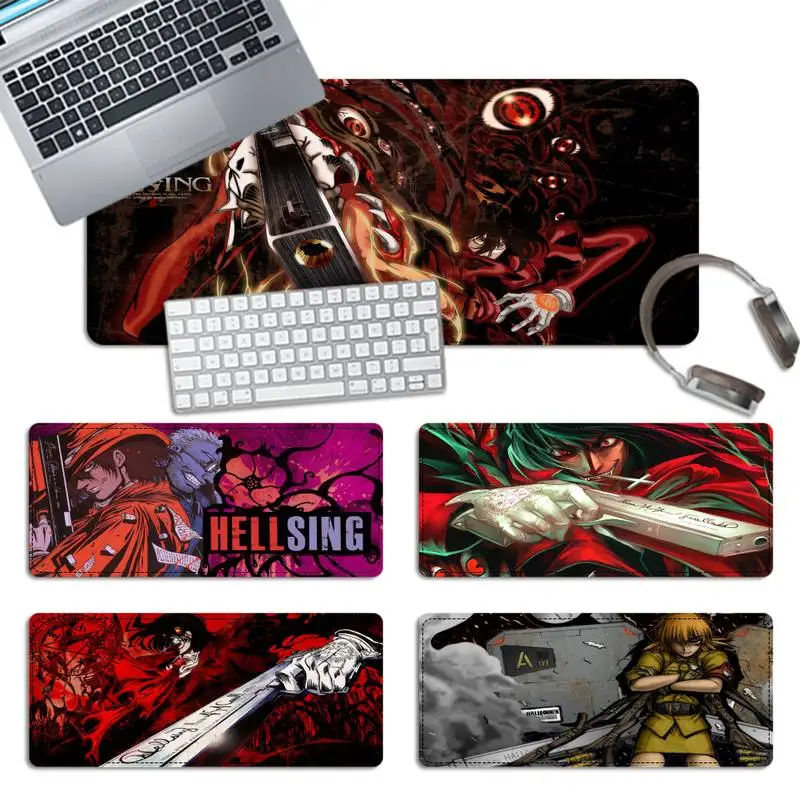 

Lock Edge Hellsing Gaming Mouse Pad PC Laptop Gamer Mousepad Anime Antislip Mat Keyboard Desk Mat For Overwatch/CS GO
