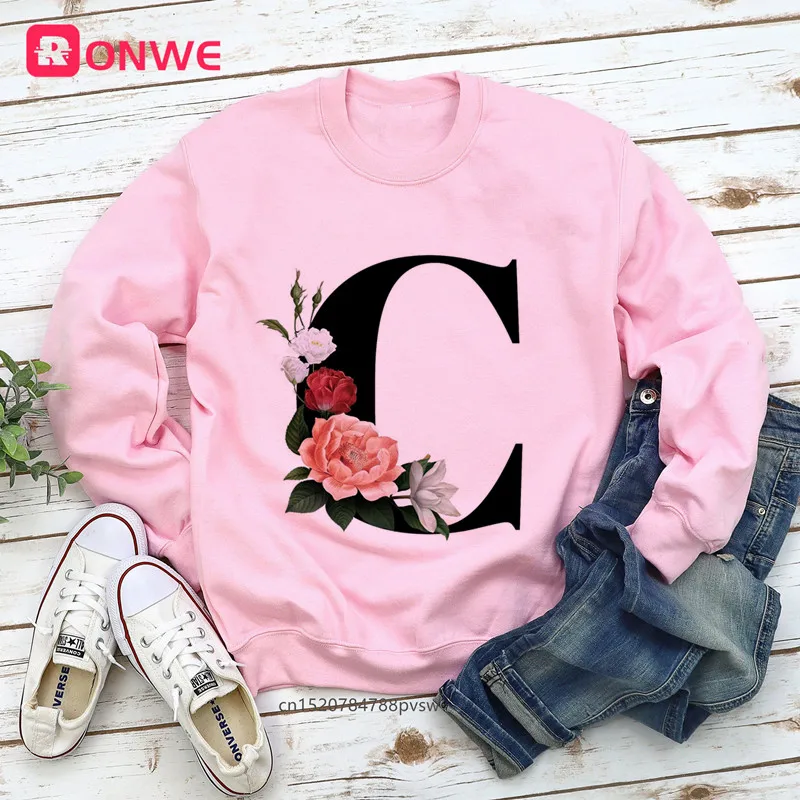 Женская комбинированная толстовка с надписью на заказ осенняя Толстовка для