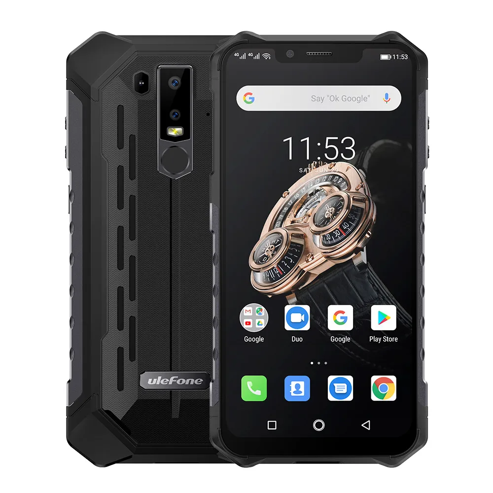 Ulefone Armor 6S 6," Helio P70 Android 9,0 6 ГБ 128 Гб Смартфон Беспроводная зарядка 16 МП Восьмиядерный NFC OTG прочный мобильный телефон