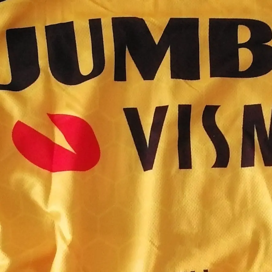 Весна Осень 2020 команда jumbo visma желтая велосипедная Джерси мужская Тонкая ткань MTB