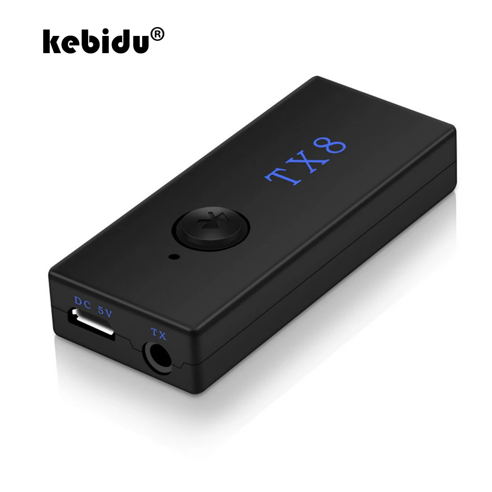 Kebidu TX8 Bluetooth 3 0 EDR передатчик приемник адаптер 5 мм беспроводной аудио рецептор для