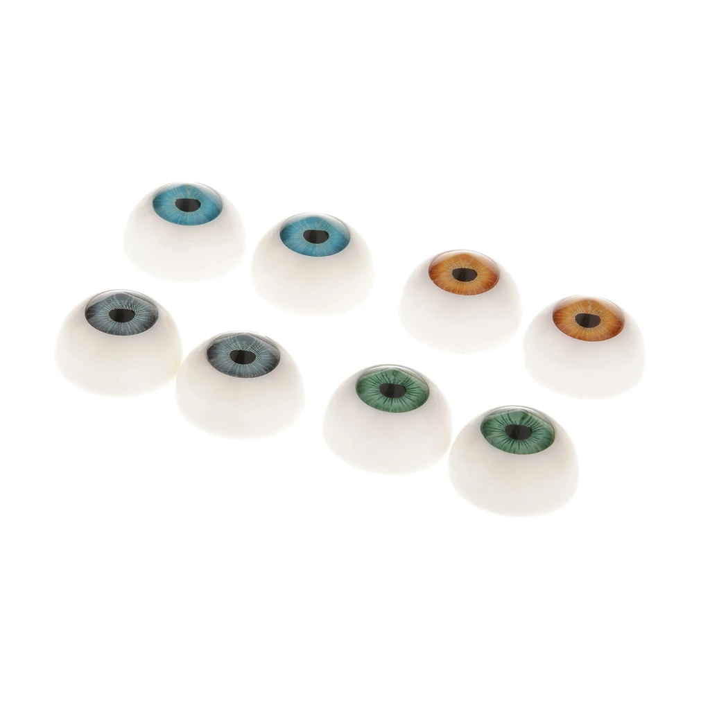 4 пары полых глазных яблок для глаз полукруглые маски с черепом Хэллоуина|Куклы| |