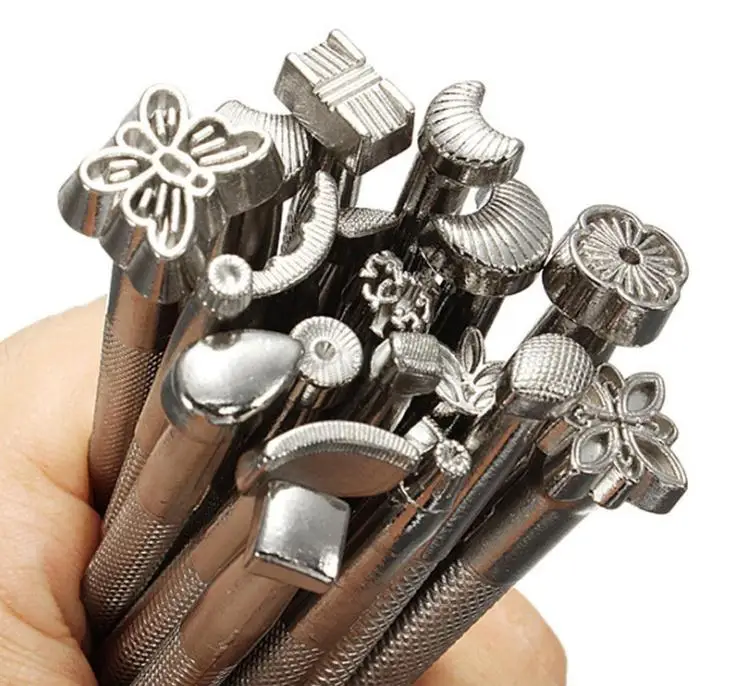 50 комплектов инструментов из сплава и кожи 20 шт./лот набор для изготовления