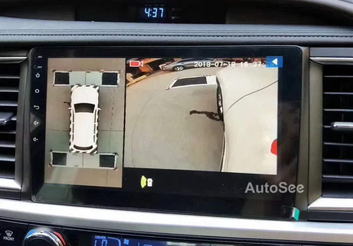 Камера для Toyota AVM SVM универсальная камера с обзором 360 градусов DVR 1080P динамическая