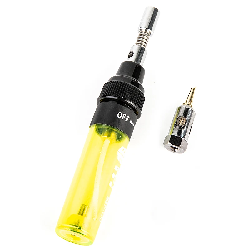 Случайный цвет лучшая ручка Газовый паяльник надувной Утюг чистый бутан 1300