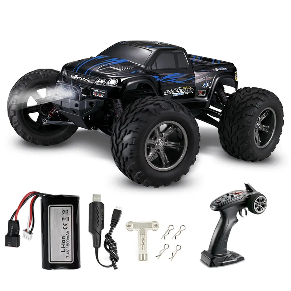 

Toys RC Car 2.4G High-speed Off-road Cart X9115 Add LED Light Switch Button Light Bar Socket Upgrade The Shock Absorber Cars