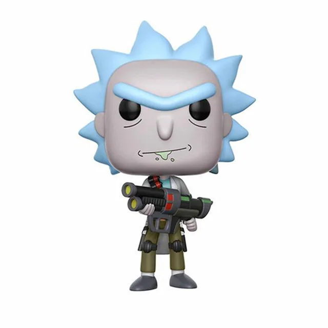 no box 172 Funko POP Рик и Морти Огуречный пистолет лазер cannon 10 см Фигурки игрушки виниловые куклы для коллекции Аниме фигурки - Цвет: no box 172
