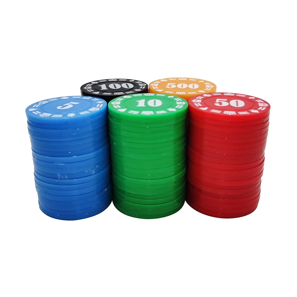 100 шт. 37 мм пластиковые жетон для покера наборы Маджонга карты Техасские - купить