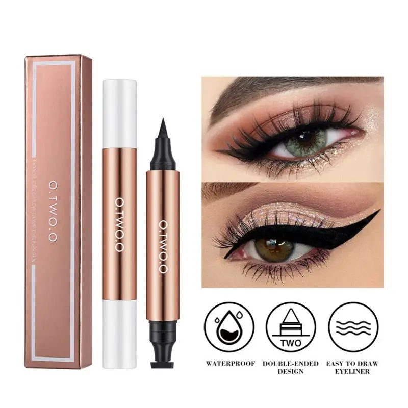 

2.8g Long Lasting Makeup Smudgeproof Eyeliner Stamp Waterproof Liquid Eye Liner Easy to Use Perfect Cat Eye Look Eyeliner