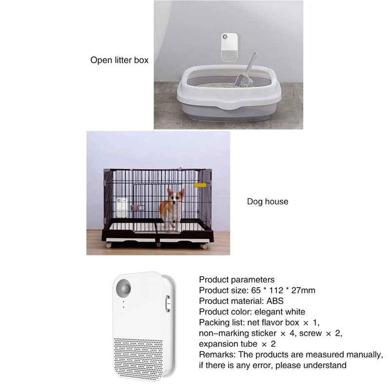 

Effective Pet Deodorant Pet Air Freshener Ozone Generator Deodorizer Purification for Pet Home Air Purifier Germicidal