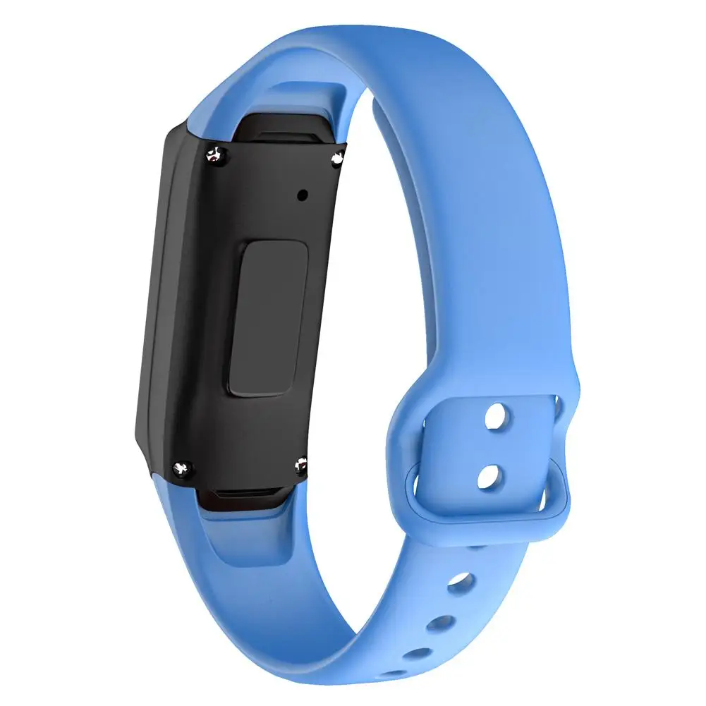 Blue Силиконовый ремешок для спортивных часов браслет петля для samsung Galaxy Fit SM-R370 многоцветный для ремешка часов - Цвет: Blue