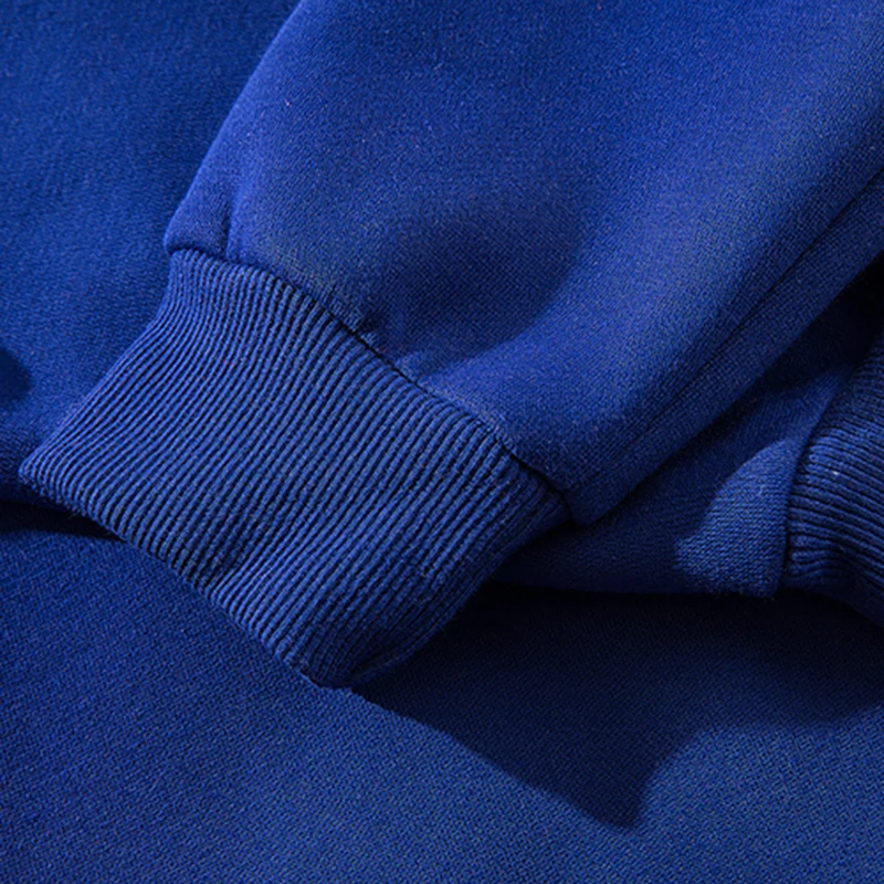 Мужская Флисовая Толстовка в стиле хип хоп с буквенным принтом уличная одежда