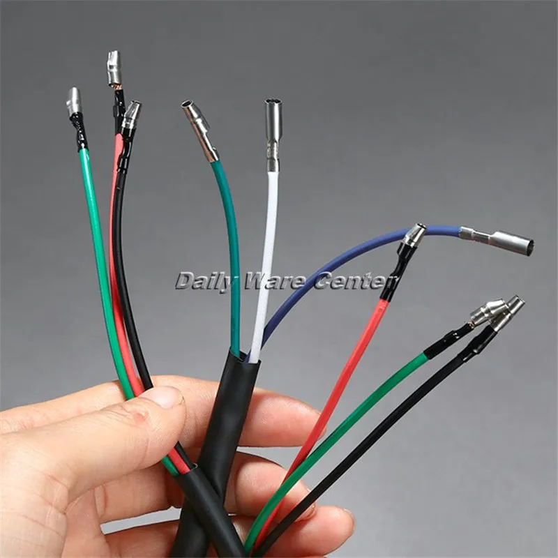 7-дюймовая круглая фара H4 для мотоцикла поворотный сигнал мигающая 35 Вт 12 В желтая