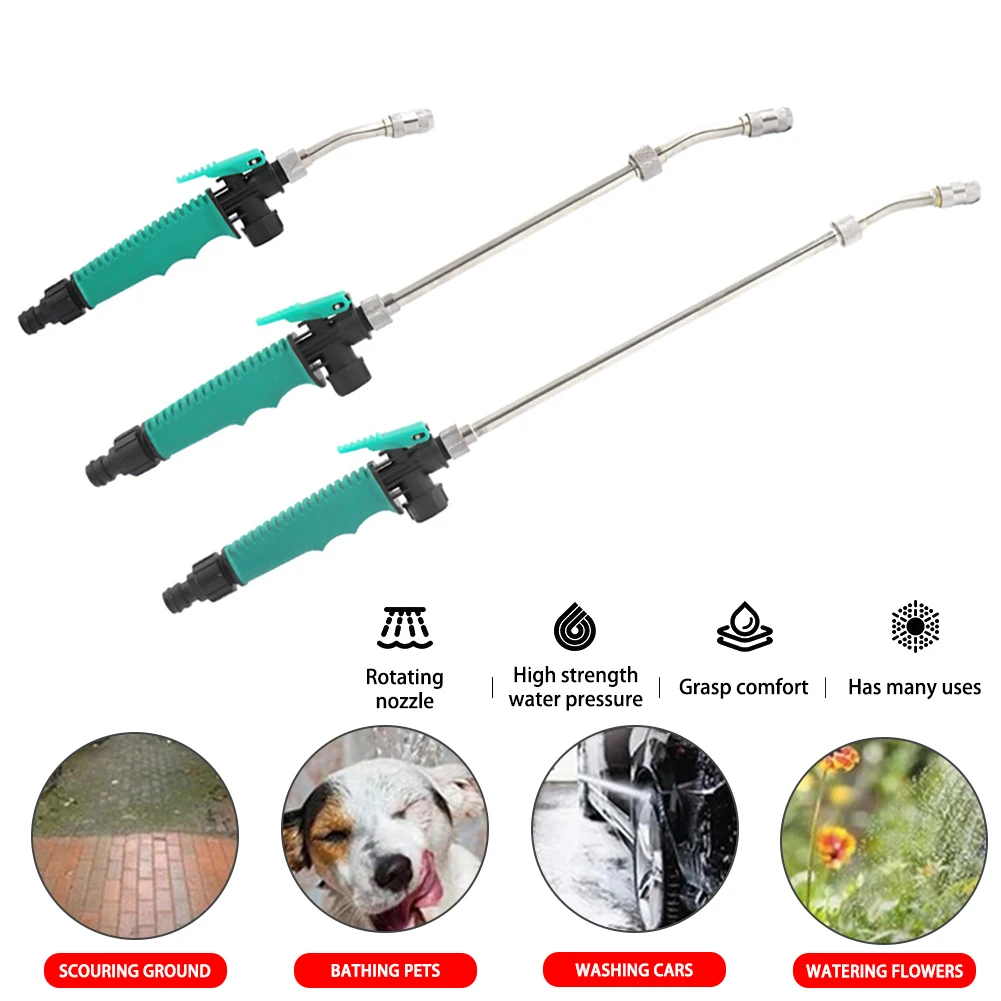 

Car High Pressure Water Gun Metal Water Gun Jet Garden Washer Hose Wand Nozzle Sprayer Watering Spray Sprinkler Cleaning Tool