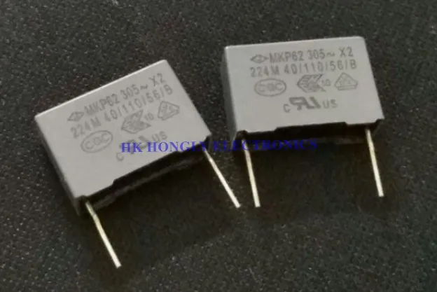 50 шт. MKP62 305V X2 224 м 474 824 0 22 мкФ 47 82 Р = 15 мм самый популярный пленочный