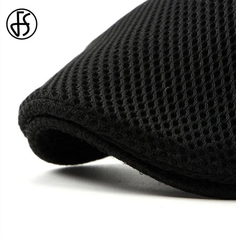 Кепка унисекс с плоским верхом FS повседневный берет от солнца дышащая