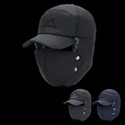 Ветрозащитная Водонепроницаемая бархатная плотная Рыболовная Шапка WALK FISH, Зимняя Теплая мужская шапка Lei Feng, лыжная шапка для защиты ушей, уличная Рыболовная Шапка