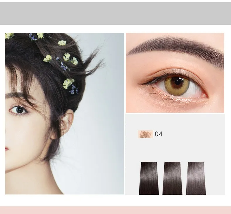 5 цветов мануального татуажа бровей жидкий карандаш для Водонепроницаемый