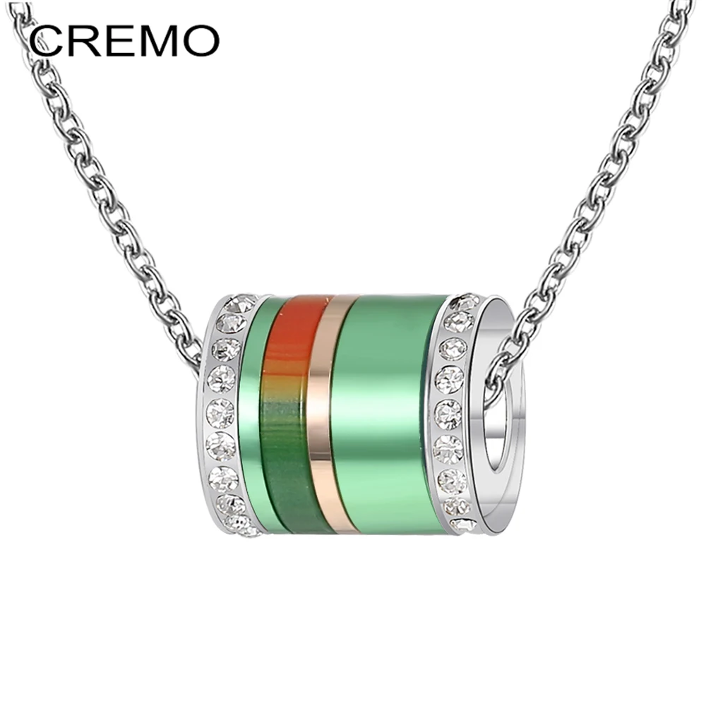 Ожерелья и подвески Cremo стальная цепь чокер ожерелье ювелирные изделия красочная