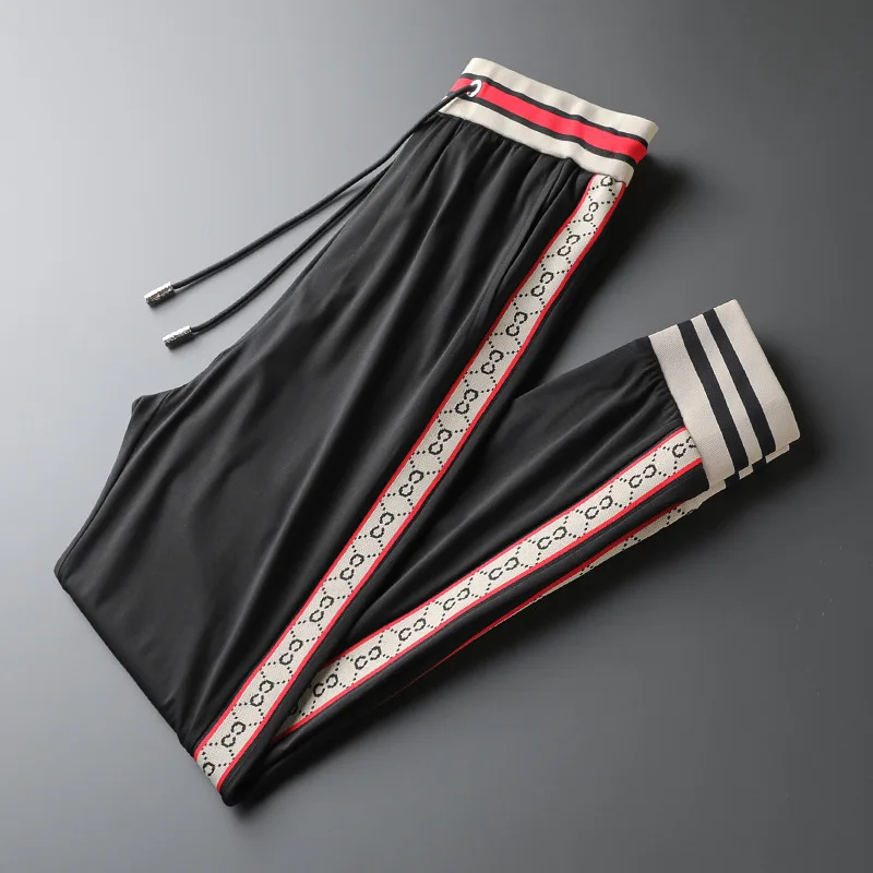 Брюки мужские Стрейчевые повседневные джоггеры брюки султанки в стиле хип хоп