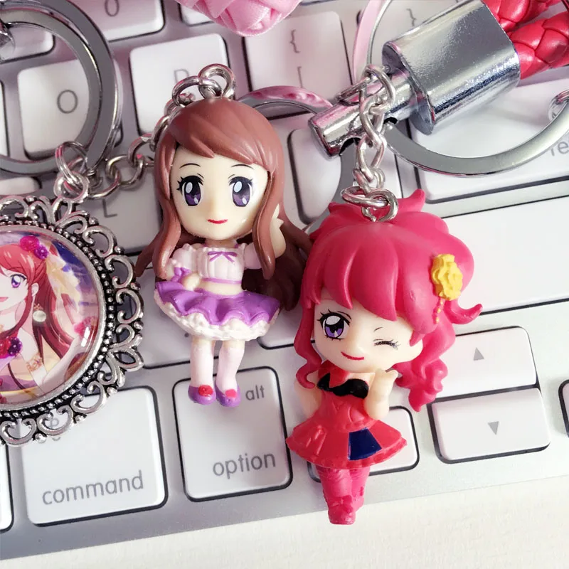 Aikatsu! Аниме Фигурка Carddass Hoshimiya Ichigo Kanzaki Mizuki аниме брелок подвеска ключ пряжка