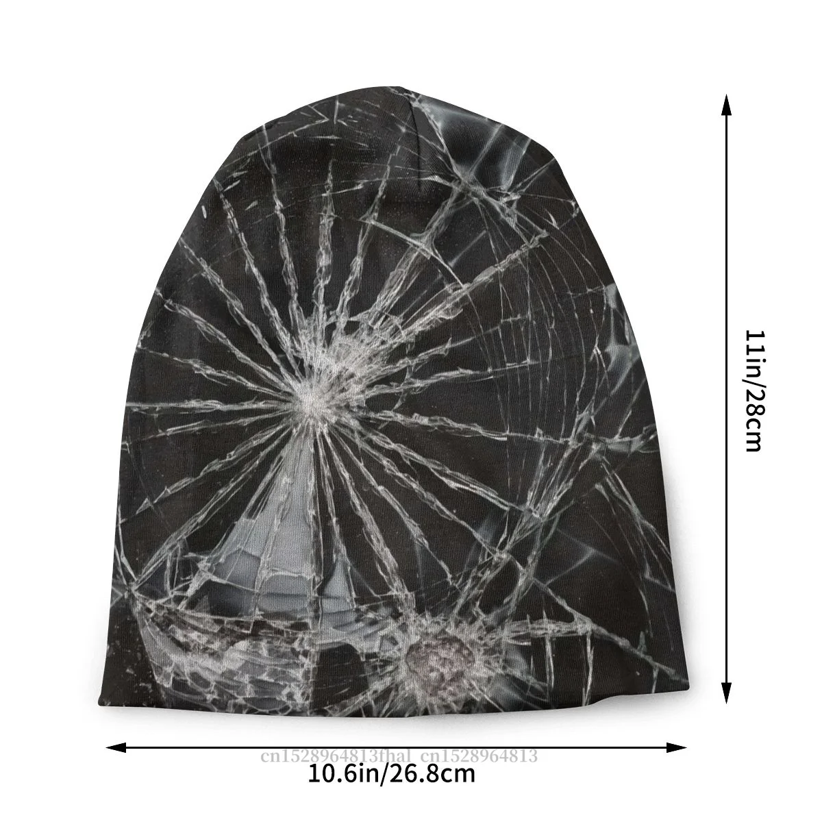 Вязаная шапка с разбитым стеклом зеркальные шапки для мужчин и женщин шапочки