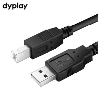 usb a to usb b printer cable male to male for electric musical instruments midi keyboard microphone mixer speaker monitor