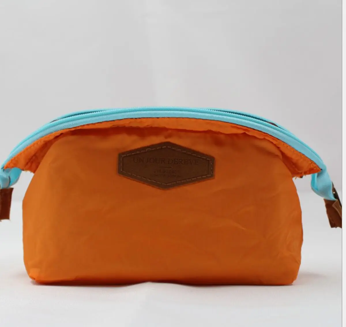 Женская Портативная сумка для путешествий из полиэстера и искусственной кожи на молнии, сумка-Органайзер, косметичка, сумочка-клатч