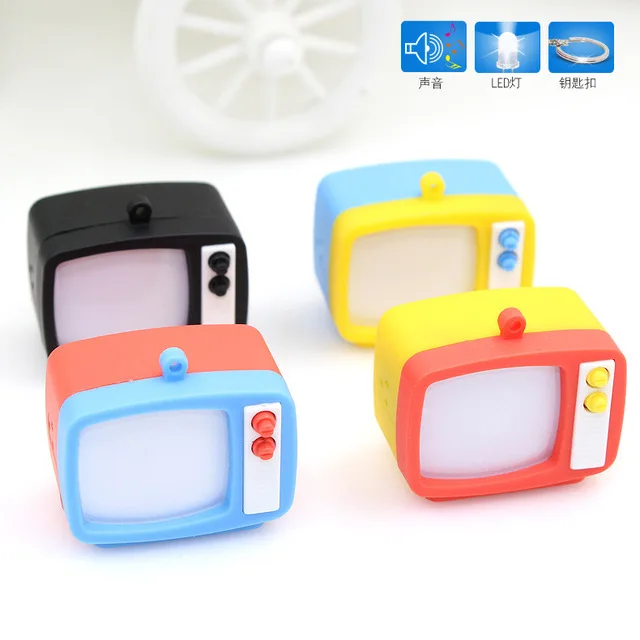 

Креативные аксессуары для кукол, брелок для телевизора, Светодиодный светящийся брелок, подвеска со звуком, модные мини-подарки