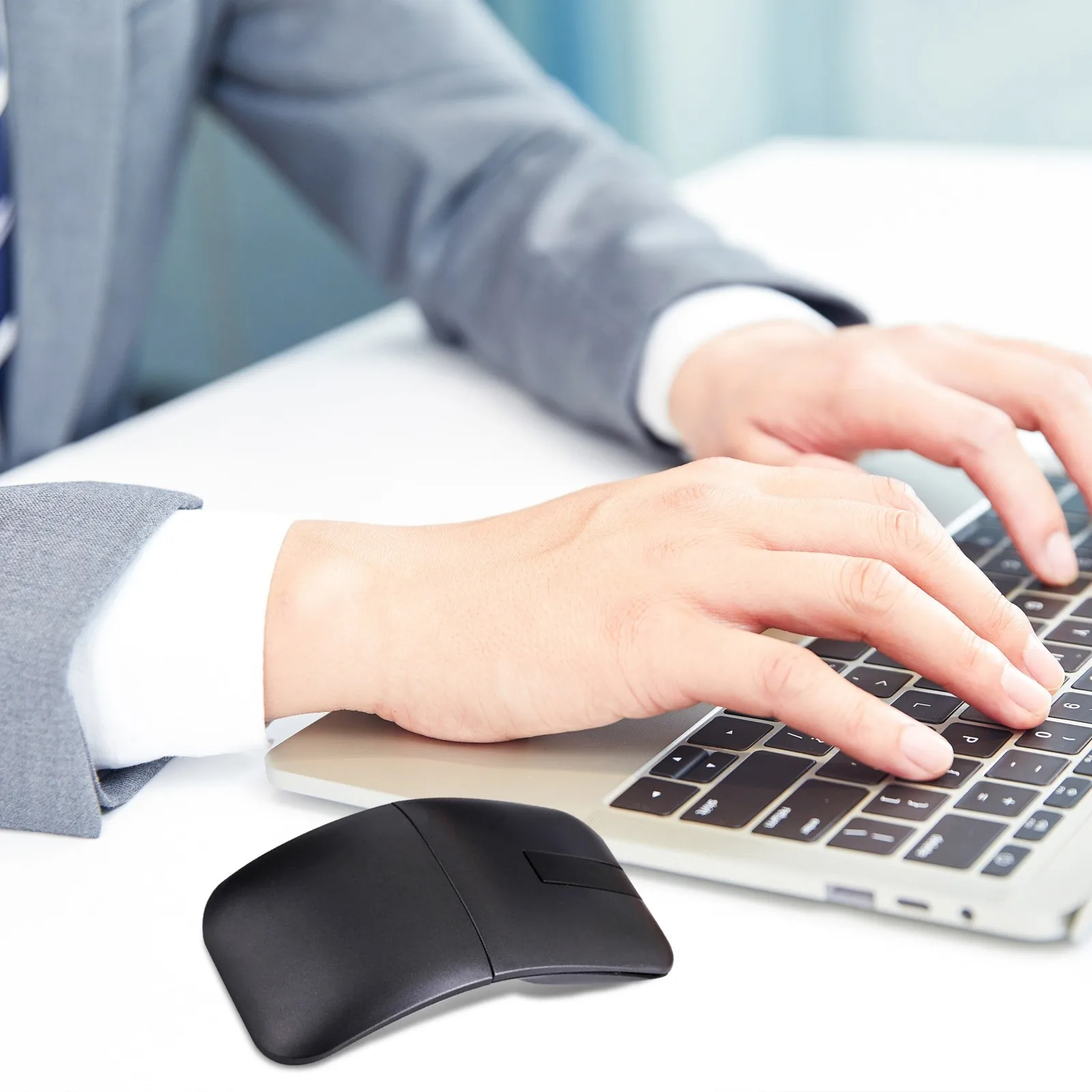 Бесплатная доставка ультратонкая Складная сенсорная Беспроводная оптическая