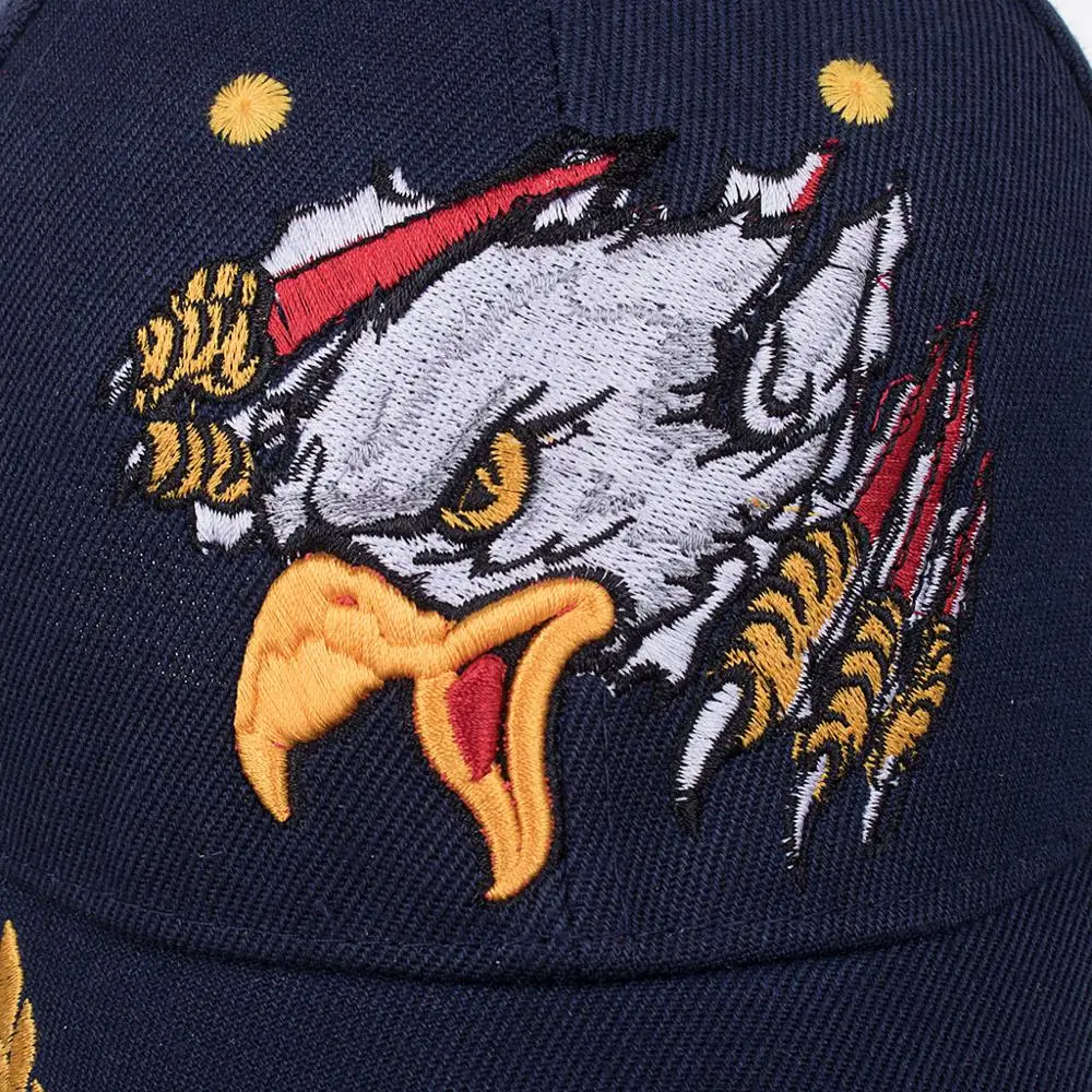 

Joymay 2019 New American Flag Haliaeetus leucocephalus Embroidery Baseball Cap Sports Outdoor Hats B655