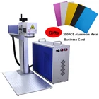 Оптоволоконная лазерная маркировочная машина Raycus 20 Вт 30 Вт 50 Вт, программное обеспечение Ezcad SINO-Galvo, металлическая сталь, Золотая гравировка, резка, ротационный лазерный маркер