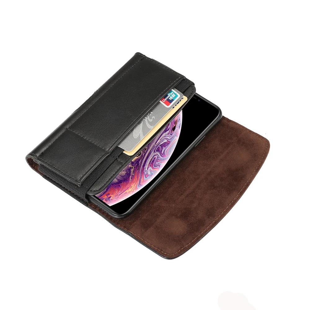 Кожаный чехол пряжка для iPhone 8 7 6 кобура Samsung Galaxy S4/S3/J7 2017. Чехол с держателем