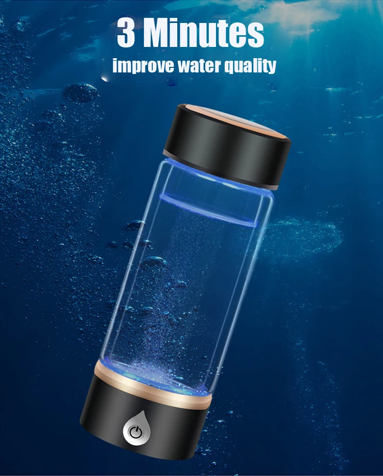 SPE/ PEM Hydrogen Water Bottle Generator Electrolysis Energy Antioxidant ORP H2 Ionizer PP Healthy | Бытовая техника