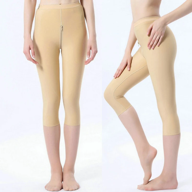 Beige Findcool компрессионные колготки, чулки после липосакции после хирургии, Корректирующее белье для тела, женские трусики - Цвет: Beige