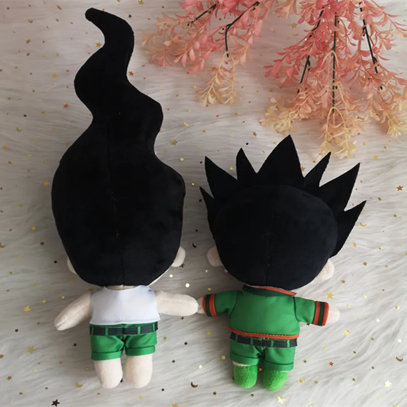20 см Плюшевые игрушки Hunter X Gon Freecss аниме Hisoka Killua Zoldyck мягкие набивные куклы для