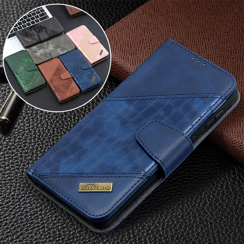 Кожаный чехол кошелек с откидной крышкой для LG K42 Магнитный подставка слот карт