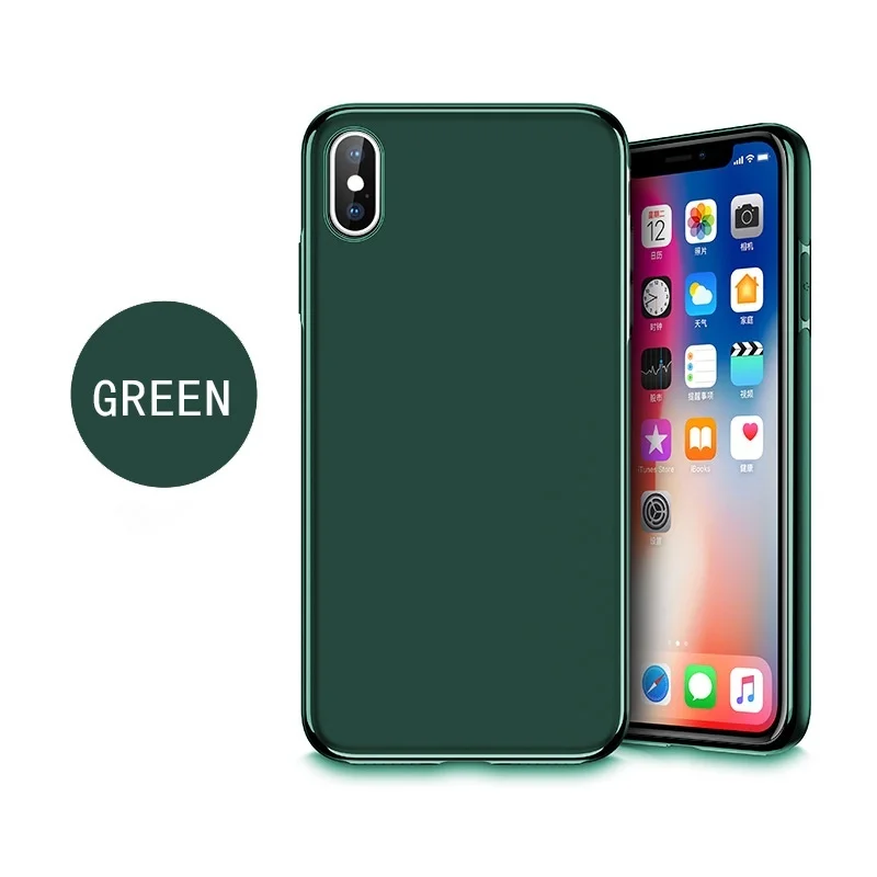 Тонкий мягкий автомобильный Магнитный силиконовый чехол из ТПУ для iphone 11 Pro Max Xr Xs