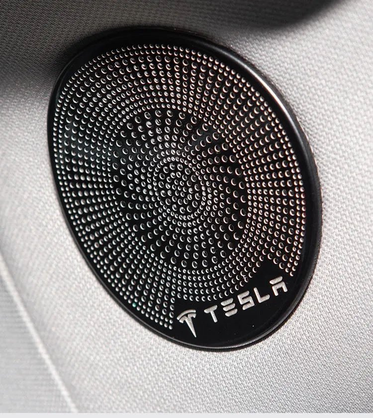 2 шт. внутренняя крышка стереодинамика из нержавеющей стали для Tesla Model 3 2017-2021 |