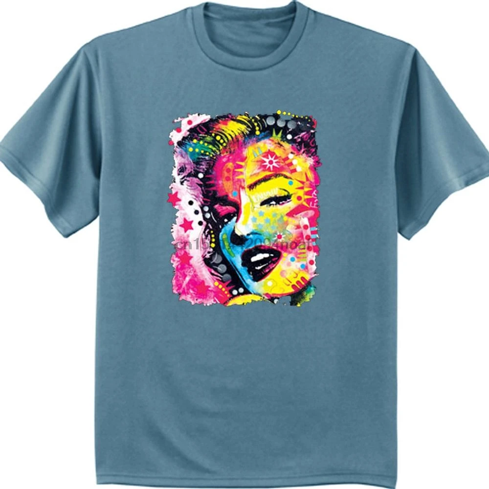 Мужская футболка Мэрилин Монро черная легкая | одежда