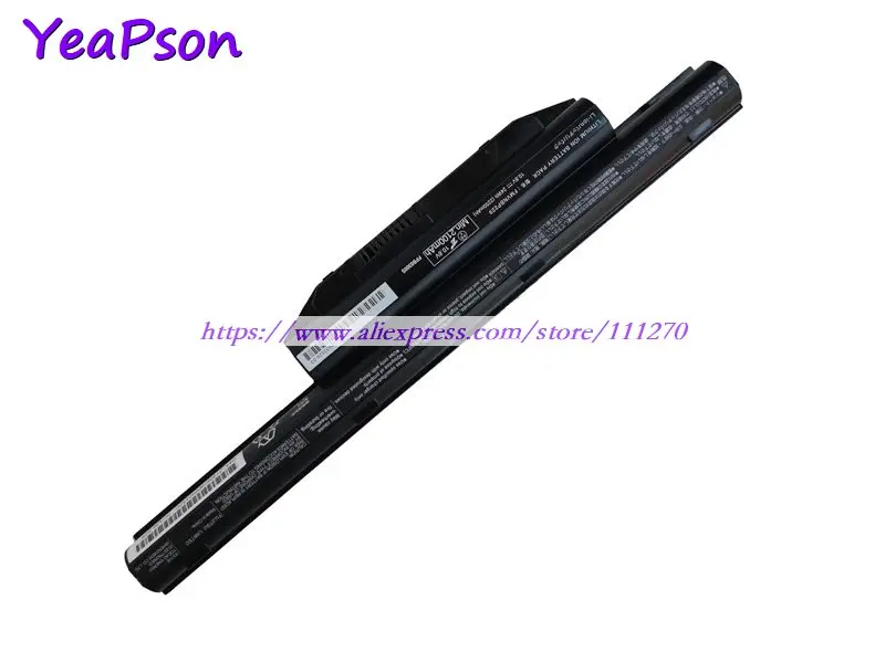 Подлинный аккумулятор Yeapson FMVNBP229 FMVNBP231 FMVNBP235 FPB0297S для ноутбука Fujitsu Lifebook A357 A544 A555 E554