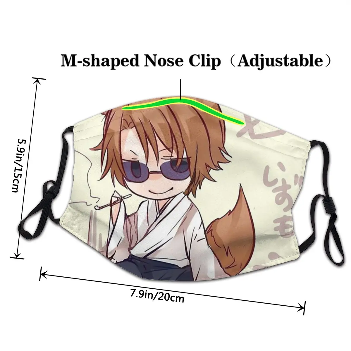 Маски для взрослых защитные Izumo Chibi K Project Yashiro Isana Neko kuxxxxl Mikoto Suoh аниме маски